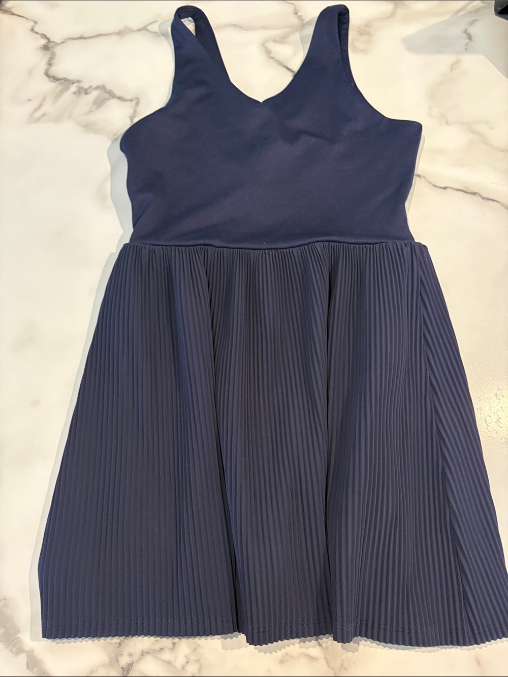 All In Motion Navy Pleated Athletic Dress - Size M (8)